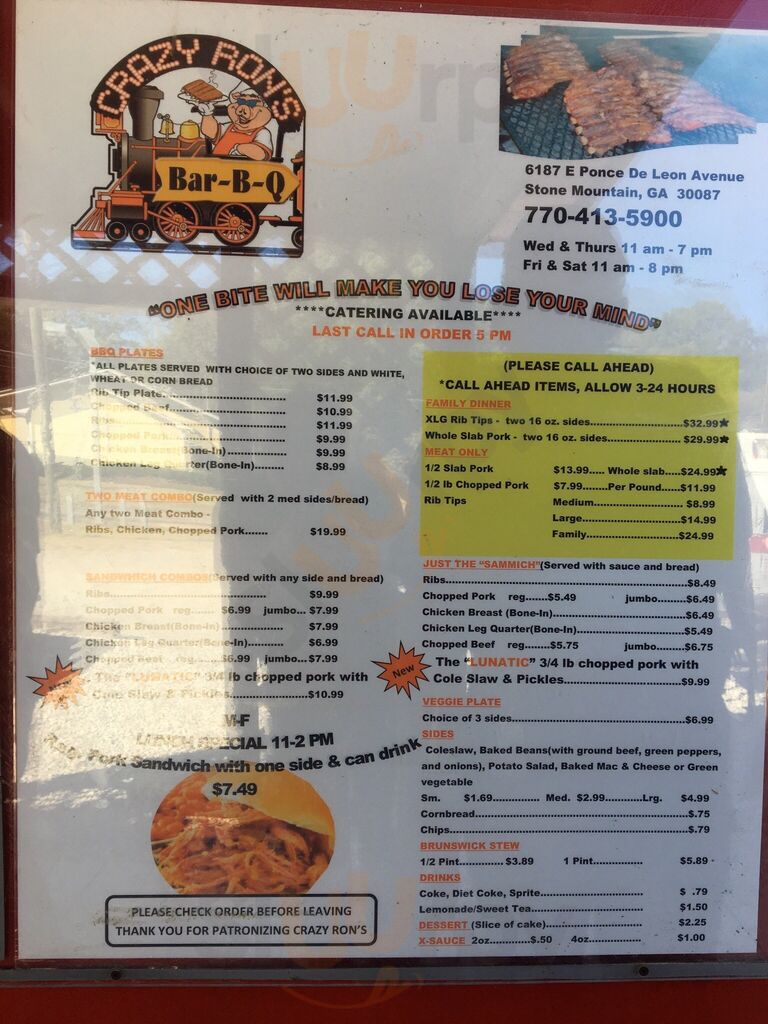 Crazy Ron's Bbq