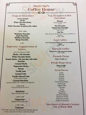 Short Chef's Coffee House & Bistro
