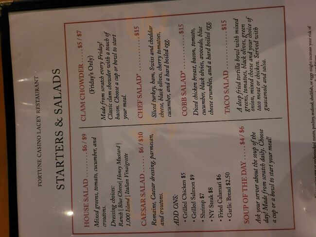 Riverbend Restaurant & Lounge - Hawks Prairie Casino