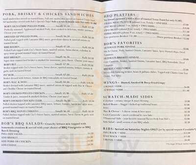 Bob's Backyard Barbecue And Cafe