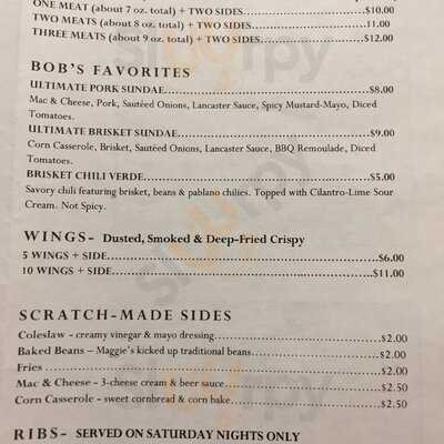 Bob's Backyard Barbecue And Cafe