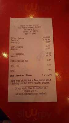 Red Robin Gourmet Burgers And Brews