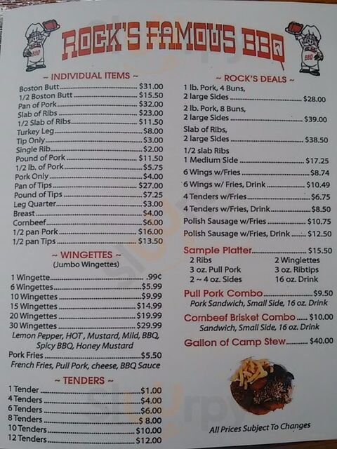 Rock's Famous Bar-b-que