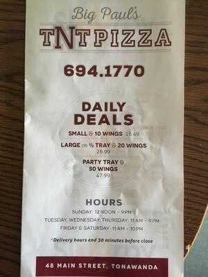 Tnt Pizza