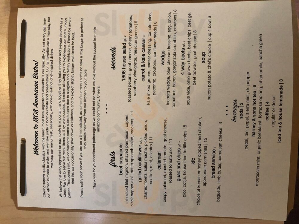 1808 American Bistro
