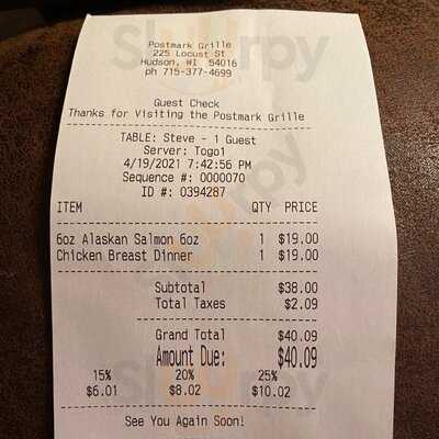 The Postmark Grille