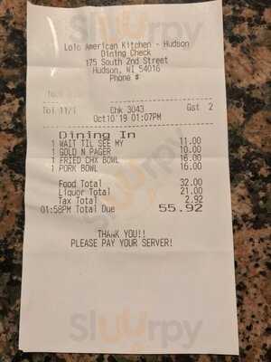 Lolo American Kitchen & Craft Bar Hudson