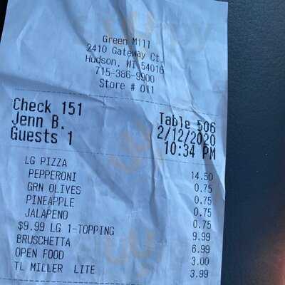 Green Mill Restaurant & Bar