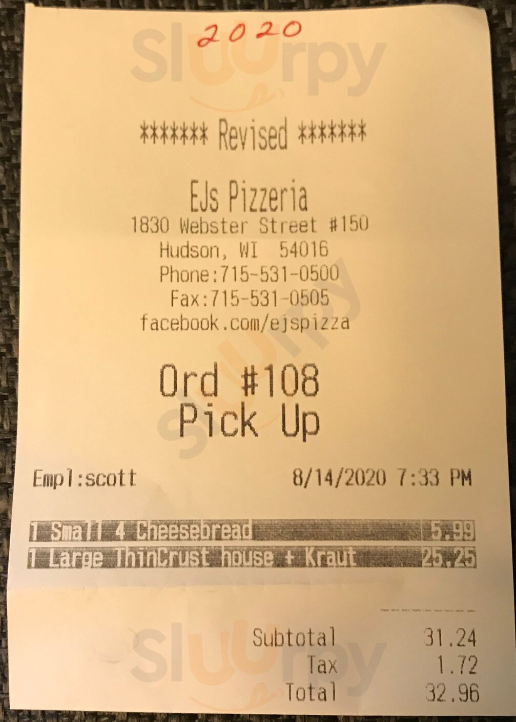 Ej's Pizzeria