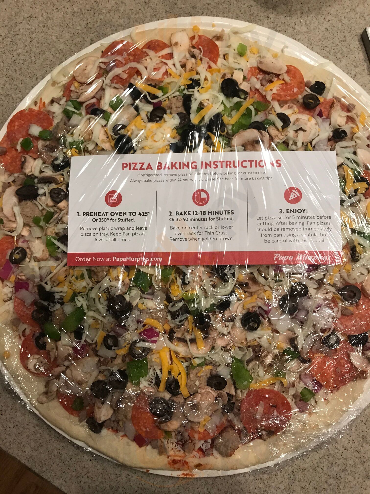 Papa Murphy's Take N Bake Pizza