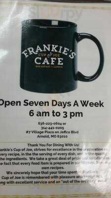 Frankie’s Cup Of Joe Cafe