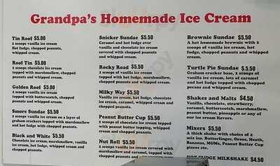 Grandpa's Homemade Icecream