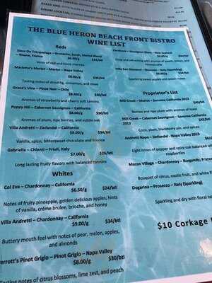 The Blue Heron Beachfront Bistro