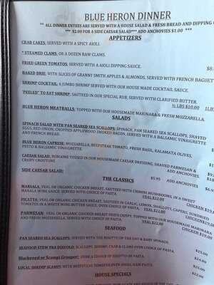 The Blue Heron Beachfront Bistro