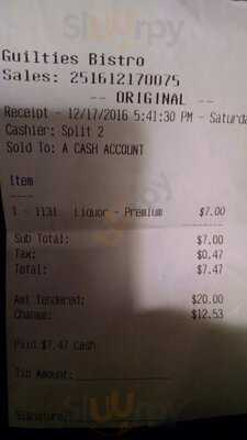 Guilties Bistro At Verdict Ridge