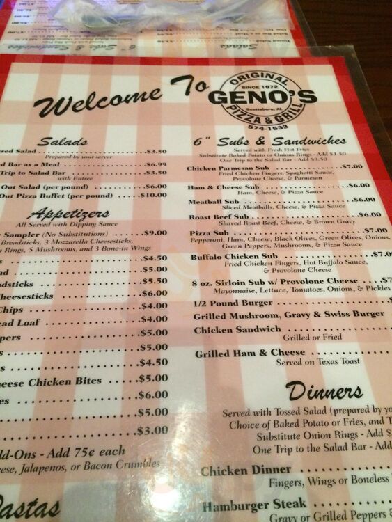 Genos Pizza And Grill