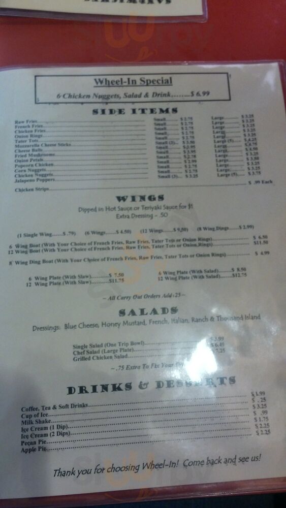 Wheel-in Restaurant