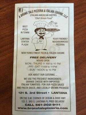 A Bronx Tale Pizzeria