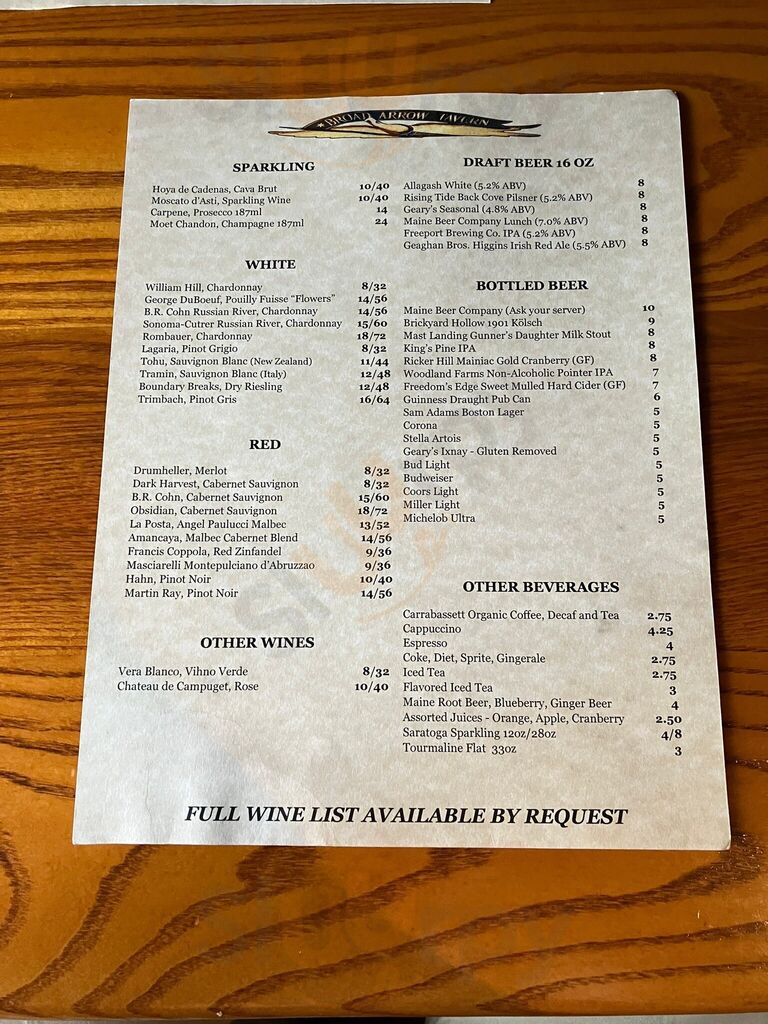 Broad Arrow Tavern