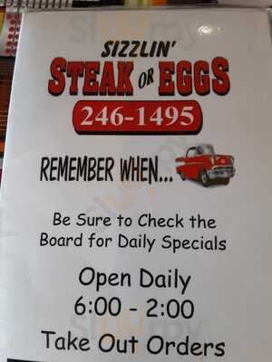 Sizzlin Steak Or Eggs