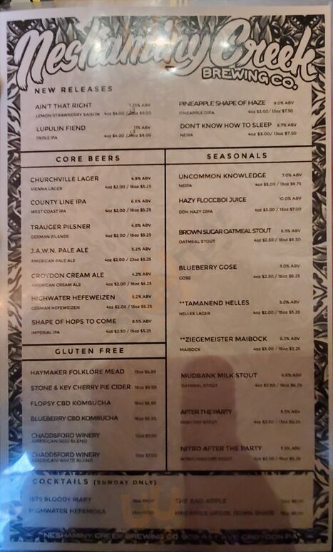 Neshaminy Creek Brewing's Borough Brewhouse