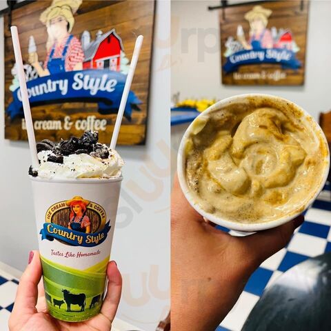 Country Style Ice Cream And Coffee