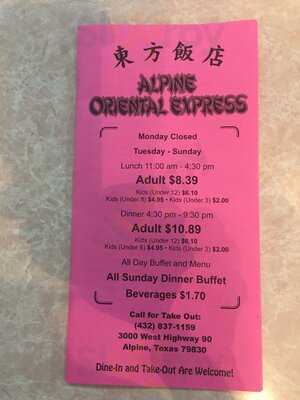 Alpine Oriental Express