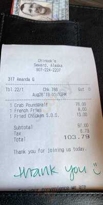 Chinooks Waterfront Restaurant