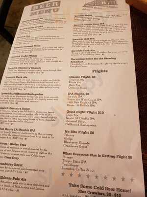 Ipswich Ale Brewer's Table