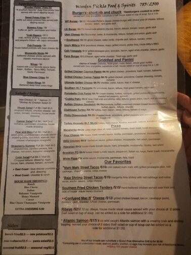 Wooden Pickle Food & Spirits