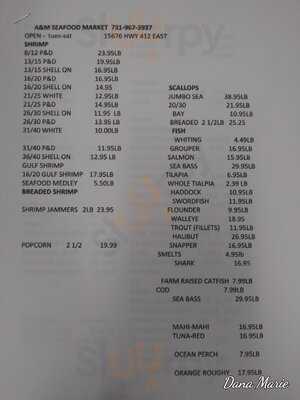 A And M Seafood Market