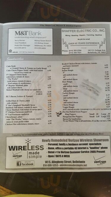 Jim's Italian Cuisine