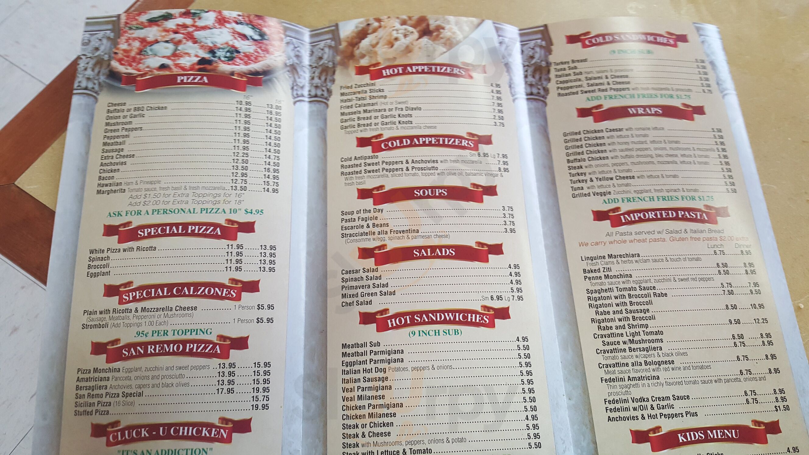 San Remo Pizza And Restaurant