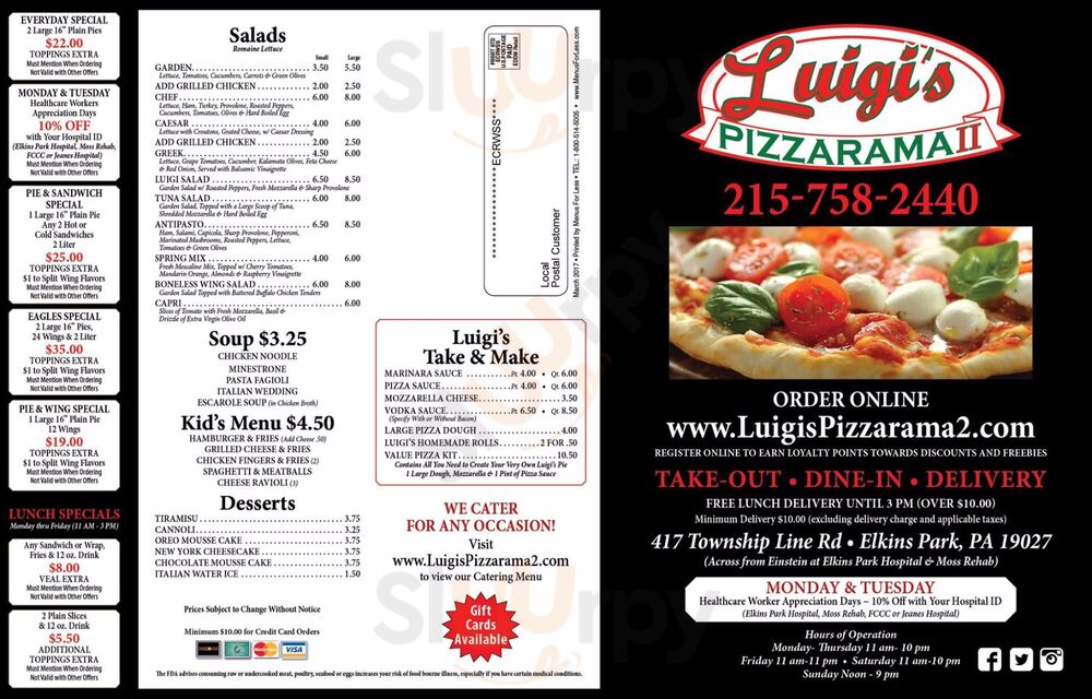 Luigi's Pizzarama Ii