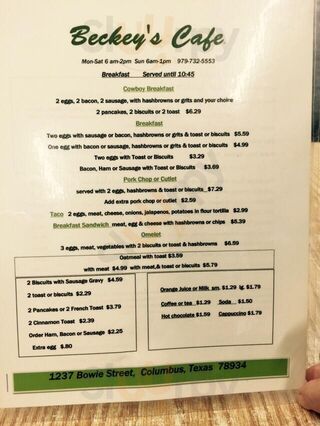 Beckey's Cafe