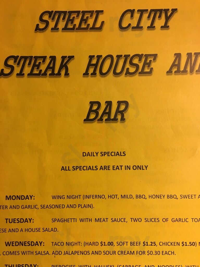 Steel City Steakhouse And Bar
