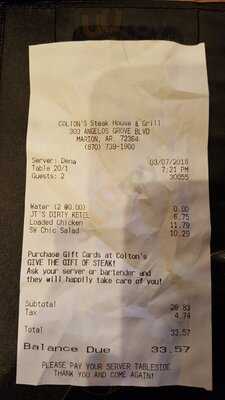 Colton's Steak House & Grill