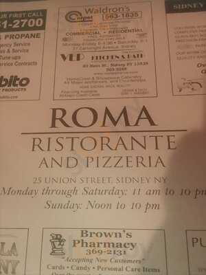 Roma Pizzeria & Restaurant