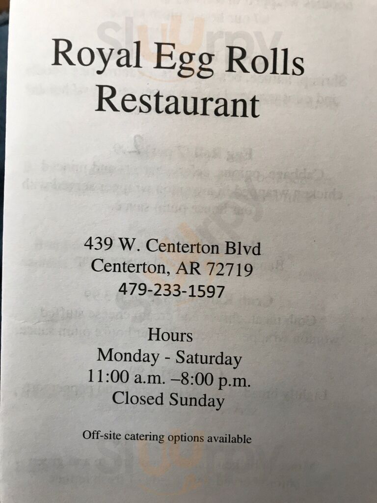 Royal Egg Roll Restaurant