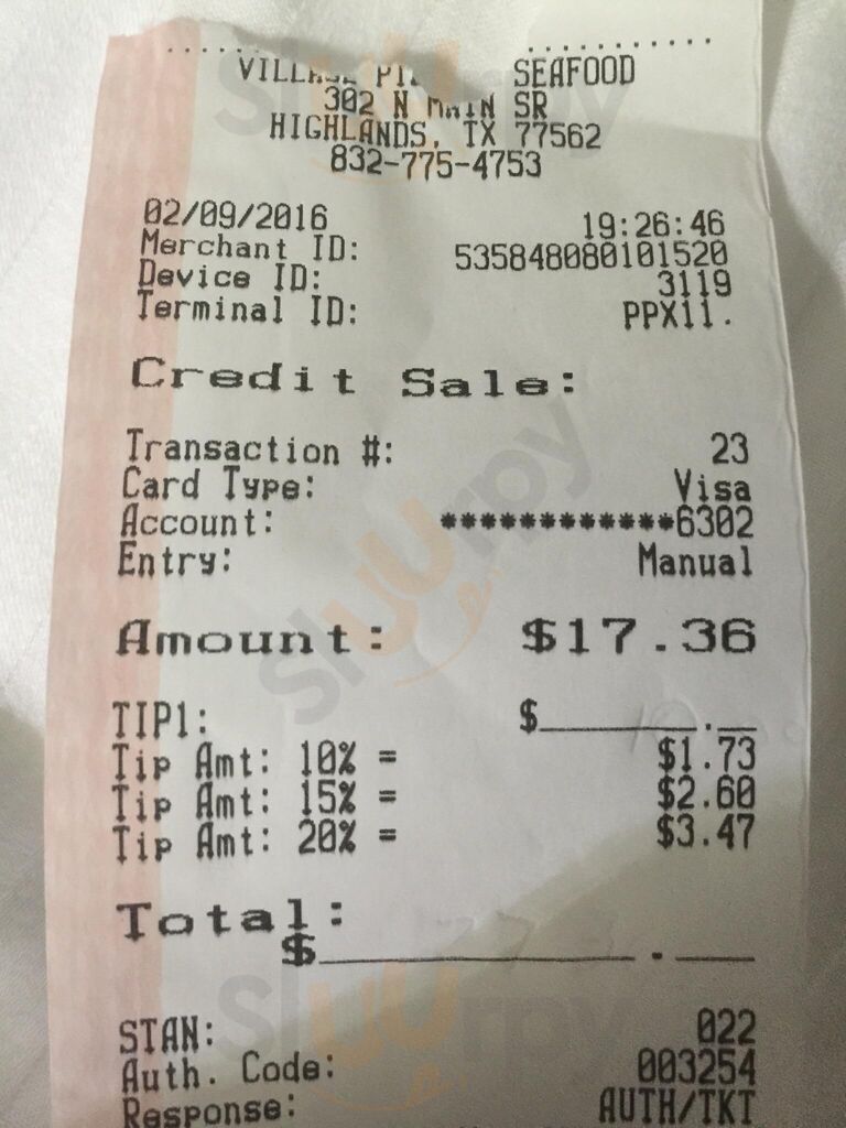 Village Pizza & Seafood