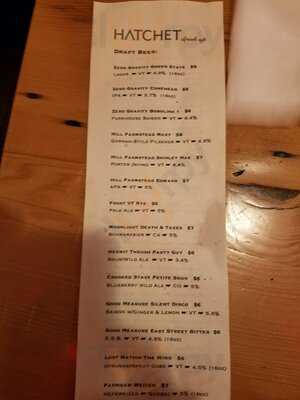 Hatchet Tap And Table