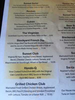 Sunset Grill Goochland