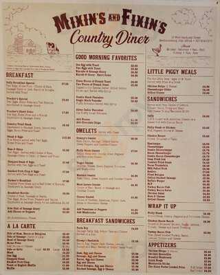 Mixin’s N Fixin’s Country Diner