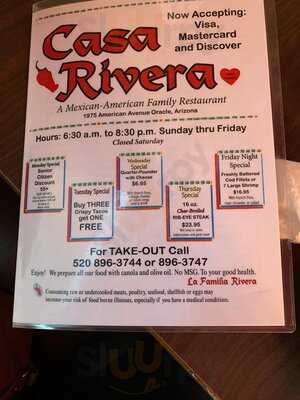 Casa Rivera's Taco Express