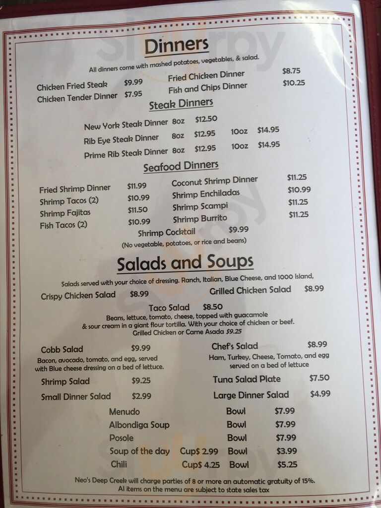 Neo's Deep Creek Drive-in