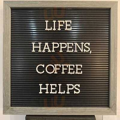 Black And White Coffee And Ice Cream