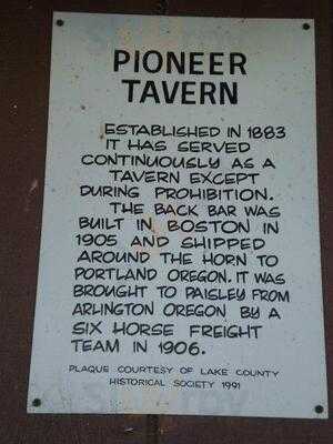 Pioneer Saloon And Restaurant