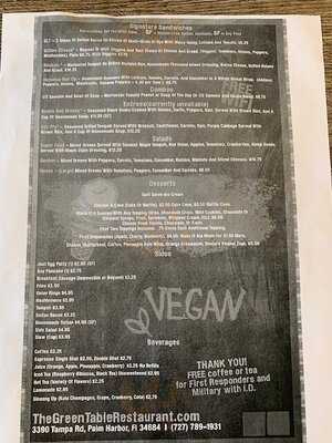 The Green Table Restaurant