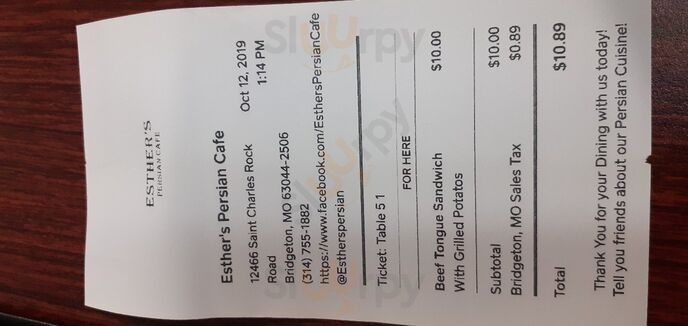 Esther's Persian Cafe