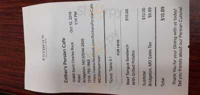 Esther's Persian Cafe